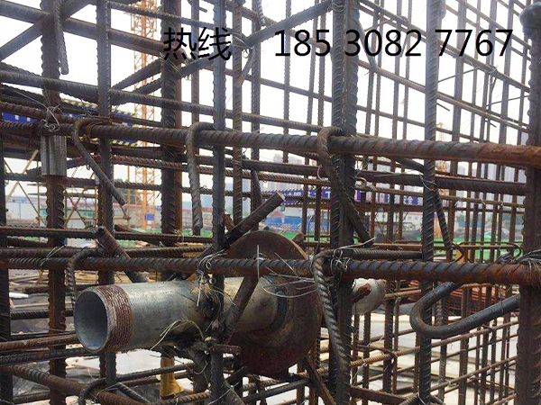 人防气密测量套管施工现场